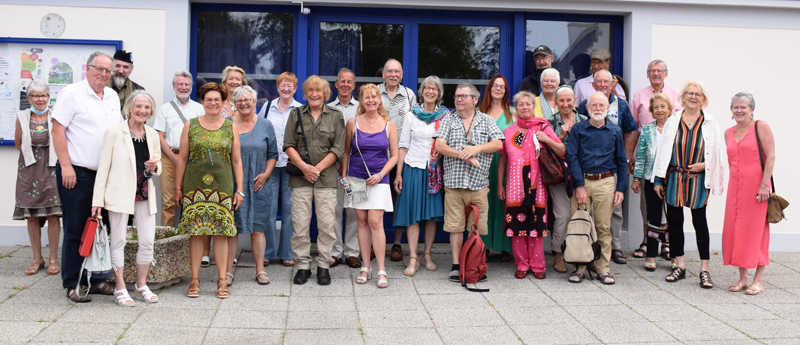 members of Brittany-Scotland Association at general Meeting 2022 at Esquibien
