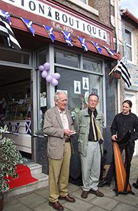 Breton Boutique opening in Wigtown during the Book Festival in 2008